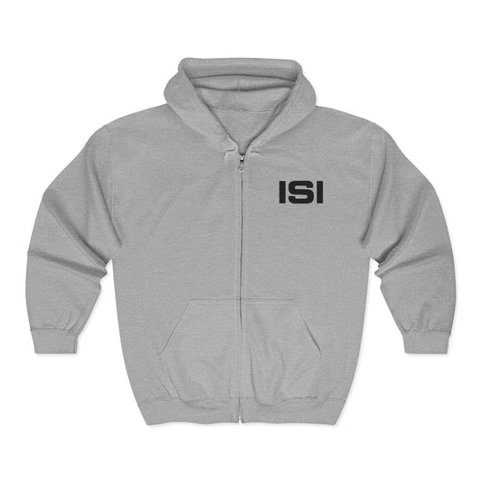 ISI Iron Sharpens Full-Zip Hoodie — 'As Iron Sharpens Iron' Fitness Zip-Up
