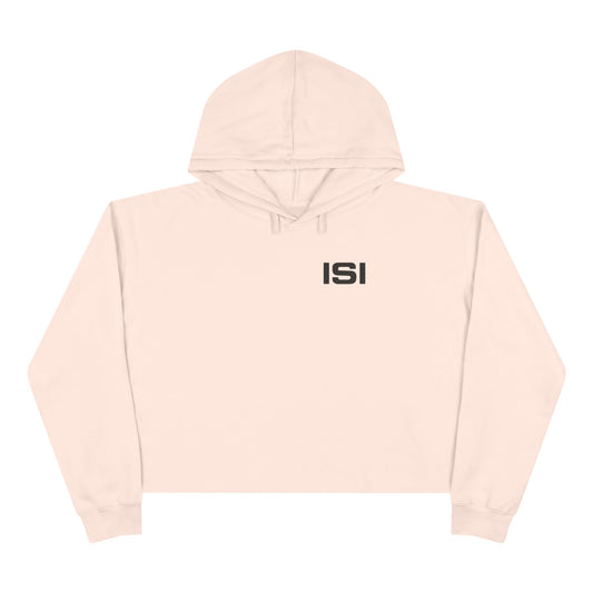 ISI Crop Hoodie — Minimalist 'Iron Sharpens Iron Co.' Athletic Cropped Hoodie