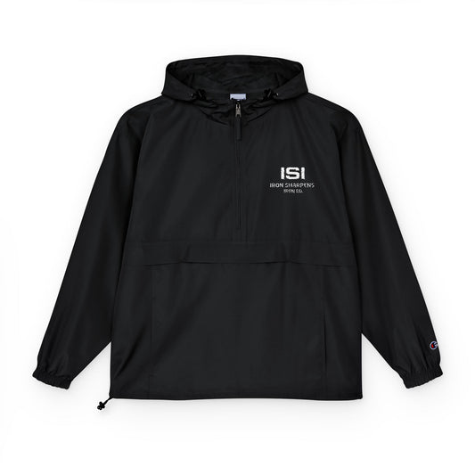 Packable Anorak Jacket - '191' Distressed Chest Logo, Lightweight Windbreaker for Travel & Streetwear