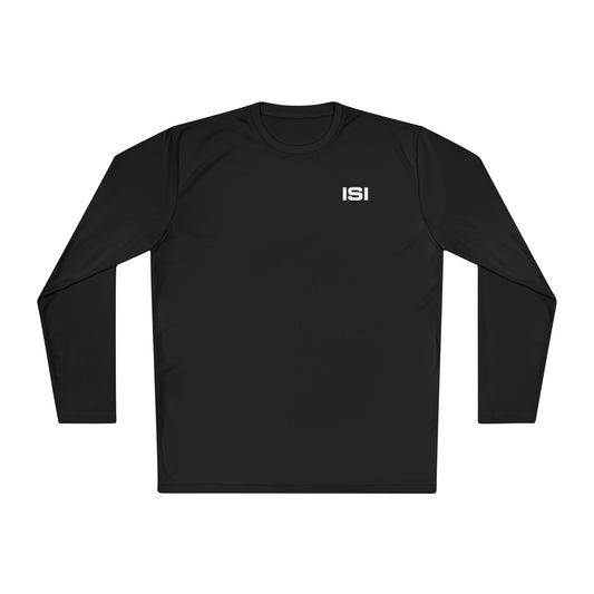 Iron Sharpens Iron Long Sleeve Tee — Minimal Logo Athletic Shirt