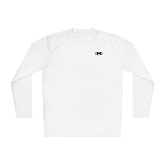 Iron Sharpens Iron Long Sleeve Tee — Minimal Logo Athletic Shirt