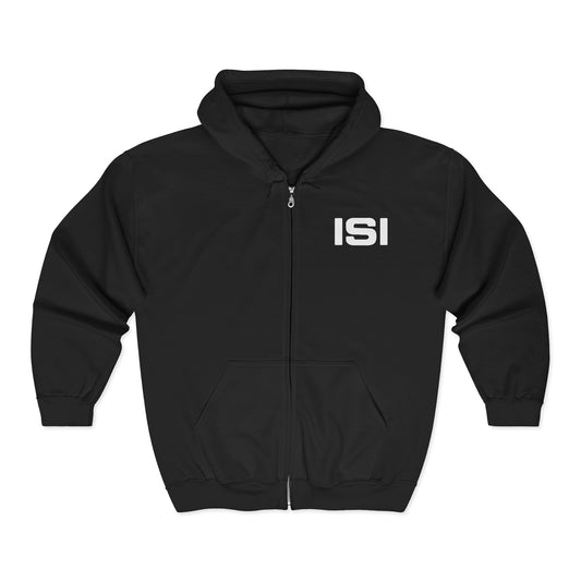 ISI Iron Sharpens Full-Zip Hoodie — 'As Iron Sharpens Iron' Fitness Zip-Up